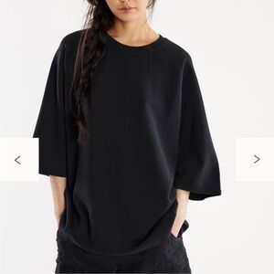 NWT Free People Jonah T-Shirt Black Size XL